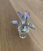 Swarovski Kristallen Lila bloemetjes in pot (5 cm/4,5 cm), Ophalen of Verzenden, Zo goed als nieuw