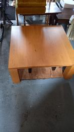 eiken salontafel, Ophalen, 100 tot 150 cm, 50 tot 100 cm, Zo goed als nieuw
