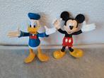 Disney Donald Duck en Mickey Mouse figuur / poppetje 2 stuks, Ophalen of Verzenden, Donald Duck, Nieuw, Beeldje of Figuurtje
