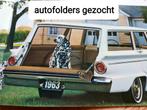 Folders gevraagd: autofolders - autobrochures -truck folders, Boeken, Catalogussen en Folders, Ophalen of Verzenden, Zo goed als nieuw