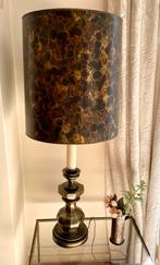 Lamp met messing voet en marmeren kap, Ophalen, Gebruikt, Overige materialen, 75 cm of meer