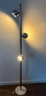 Vintage space age eyeball magnetische vloerlamp Luci Italië, Ophalen, Gebruikt, 150 tot 200 cm