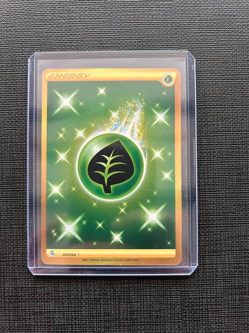 Grass Energy (Secret) 283/264 Pokémon Kaart, Hobby en Vrije tijd, Verzamelkaartspellen | Pokémon, Zo goed als nieuw, Losse kaart