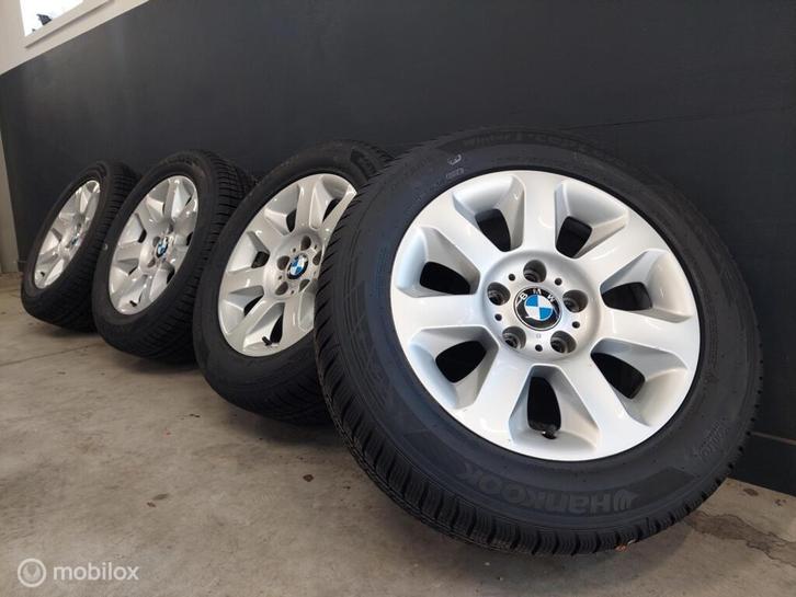 Winterbandenset BMW 5 Serie e60/e61 5 X 120, Auto-onderdelen, Banden en Velgen, Banden en Velgen, Winterbanden, 16 inch, 225 mm