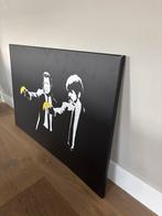 Banksy schilderij Pulp Fiction Canvas, Antiek en Kunst, Kunst | Schilderijen | Modern, Ophalen of Verzenden