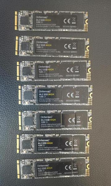 Intenso M.2 SSD SATA III HIGH 120GB M.2 SSD - Prijs per stuk beschikbaar voor biedingen