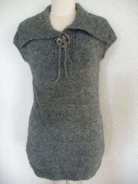 ANNA tuniek trui donker grijs maat S / M, Kleding | Dames, Truien en Vesten, Zo goed als nieuw, Maat 38/40 (M), Grijs, Ophalen of Verzenden