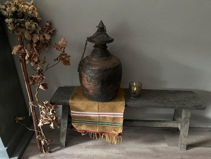 Old farm bankje Aura Peeperkorn, Huis en Inrichting, Woonaccessoires | Overige, Nieuw, Ophalen of Verzenden