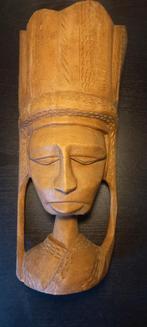 Houten Beeld Afrikaanse Stijl, Antiek en Kunst, Ophalen