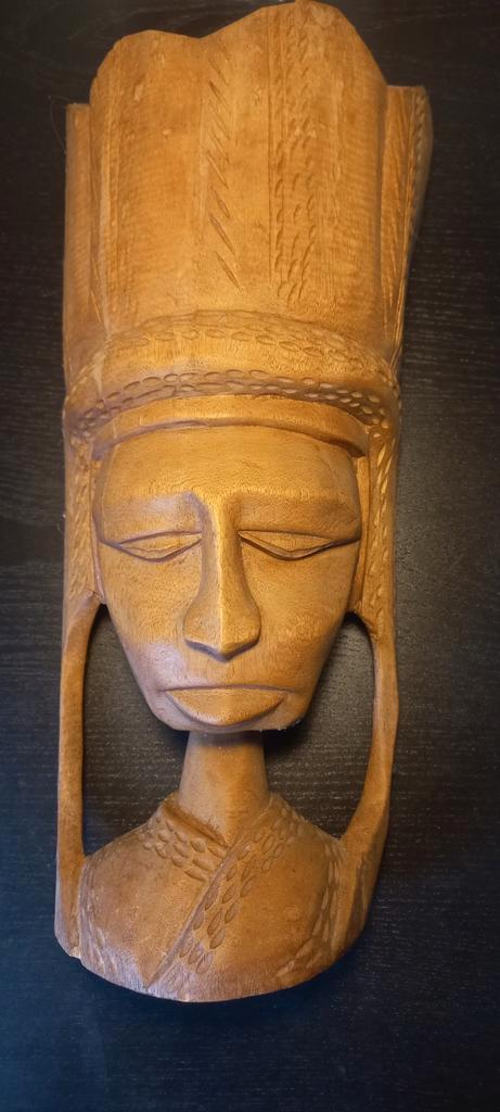 Houten Beeld Afrikaanse Stijl, Antiek en Kunst, Kunst | Beelden en Houtsnijwerken, Ophalen