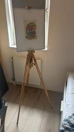 Schildersezel met zeefdrukschilderij, Hobby en Vrije tijd, Ophalen, Gebruikt, Ezel
