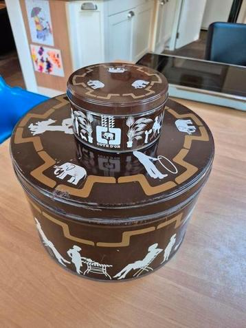 Vintage Côte d’Or Chokotoff blikken groot & klein beschikbaar voor biedingen