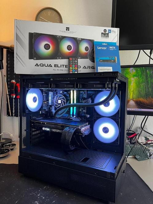 Game pc Ryzen 7, RTX 3070 8GB, 32gb RAM, 1TB M.2 SSD, Computers en Software, Desktop Pc's, Zo goed als nieuw, 4 Ghz of meer, SSD