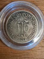 Ceylon 10 cents 1899, Postzegels en Munten, Munten | Azië, Ophalen of Verzenden, Zuid-Azië, Losse munt, Zilver
