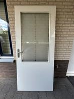 Opdekdeur met glas, Glas, 80 tot 100 cm, Ophalen of Verzenden, Zo goed als nieuw