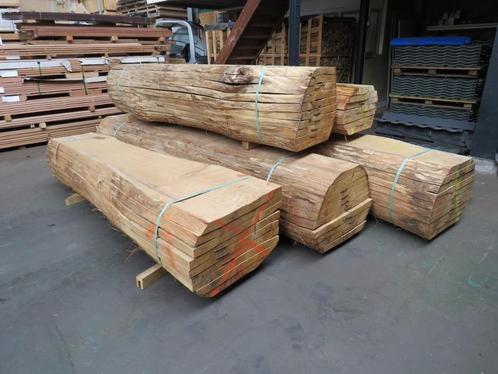 Mooie Eiken boomstambladen gedroogd en onbehandeld, Doe-het-zelf en Verbouw, Hout en Planken, Nieuw, Plank, Eiken, Minder dan 200 cm