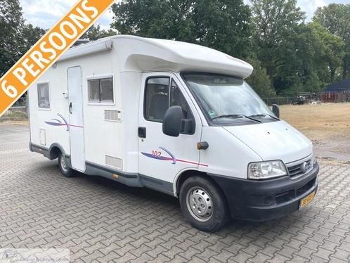 Challenger Mageo 102 met 6 gordelplaatsen, Frans bed, Caravans en Kamperen, Campers, Bedrijf, tot en met 4, Half-integraal, Challenger