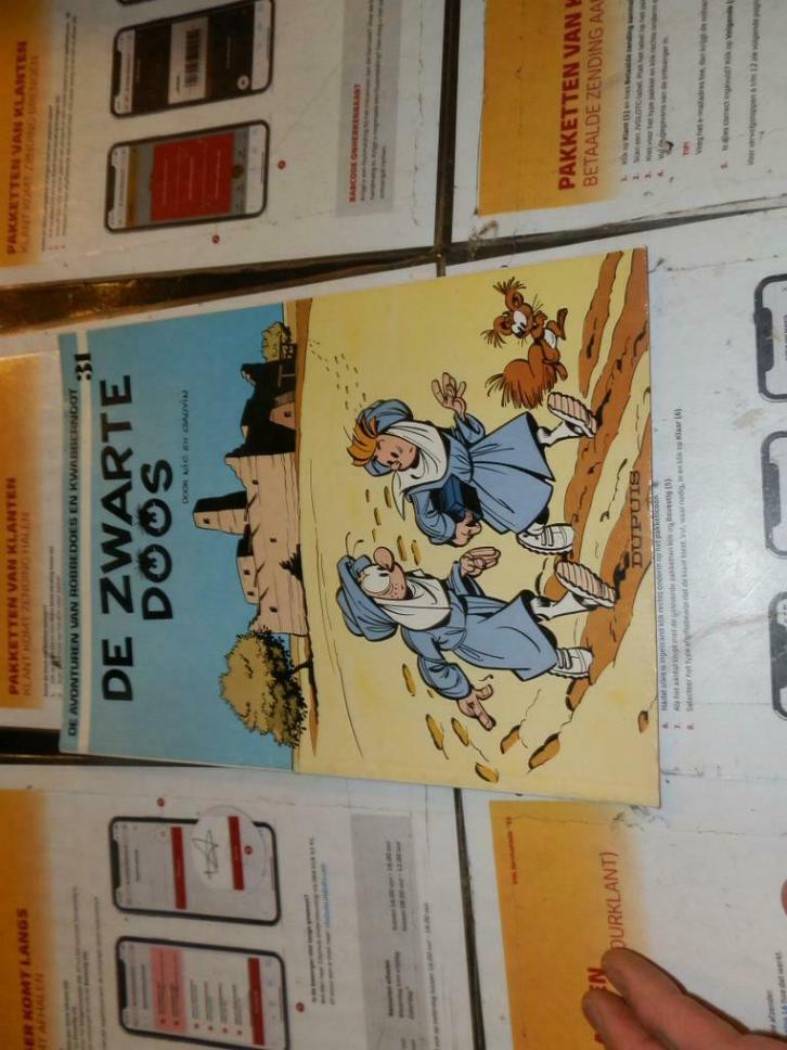 Strip de avonturen van Robbedoos en kwabbernoot  zwarte doos, Boeken, Stripboeken, Gelezen, Eén stripboek, Ophalen of Verzenden