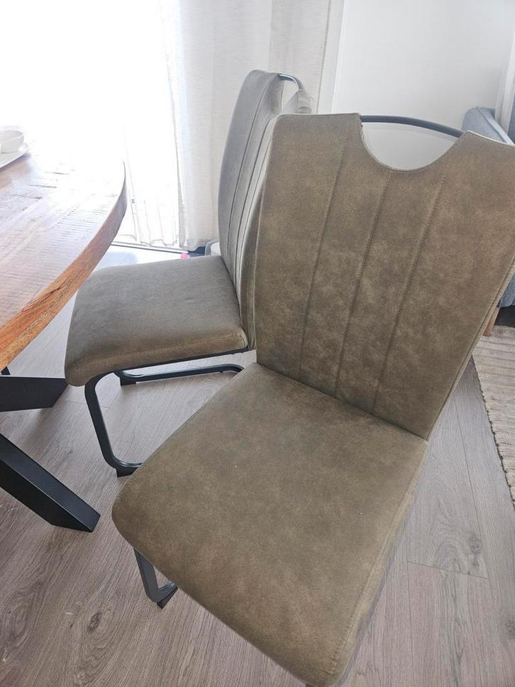 Eettafel stoelen, Huis en Inrichting, Fauteuils, Gebruikt, 75 tot 100 cm, Ophalen of Verzenden