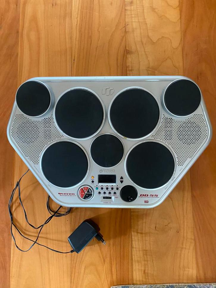 Yamaha DD-55 Elektrische Drum + Standaard + Adapter, Muziek en Instrumenten, Drumstellen en Slagwerk, Gebruikt, Yamaha, Elektronisch