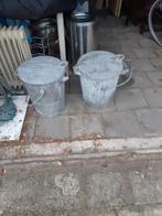 2 zinken vuilnisemmers uit Bunnik Odijk Werkhoven, Ophalen, Gebruikt