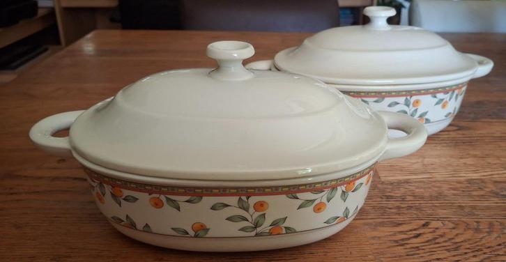 Koffietijd Art&Design dekschalen, Huis en Inrichting, Keuken | Servies, Zo goed als nieuw, Schaal of Schalen, Overige stijlen