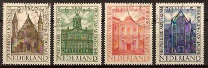 Nederland NVPH nr 500/3 gestempeld Zomerzegels 1948, Postzegels en Munten, Postzegels | Nederland, Gestempeld, Na 1940, Verzenden