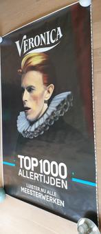 DAvid Bowie poster ter ere van Veronica top 1000, Verzamelen, Ophalen