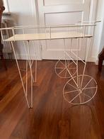 Retro jaren 70 bijzet-bloementafel, Antiek en Kunst, Curiosa en Brocante, Ophalen