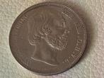 Prachtige zilveren rijksdaalder willem 3 uit 1872 met patina, Ophalen of Verzenden, Koning Willem III, 2½ gulden
