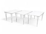 3 x Bruno Mathsson superellipse spanpoot tafel stuksprijs, 100 tot 150 cm, Zo goed als nieuw, Rechthoekig, 50 tot 100 cm