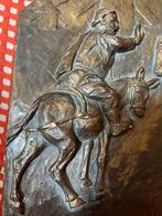 Don Quichot & Sancho Panza Gipsreliëf - Vintage, Antiek en Kunst, Kunst | Beelden en Houtsnijwerken, Ophalen of Verzenden