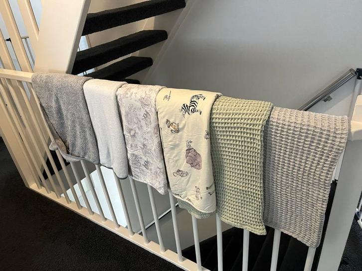 Ledikantdekens & Wikkeldoeken Set, Kinderen en Baby's, Dekens, Slaapzakjes en Inbakerproducten, Zo goed als nieuw, Deken, 100 cm of meer
