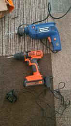 Accu & Elektrische Boormachine Black+Decker, Ophalen of Verzenden