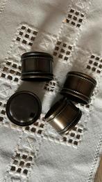 4 bronskleurige servetringen, Antiek en Kunst, Antiek | Koper en Brons, Ophalen of Verzenden