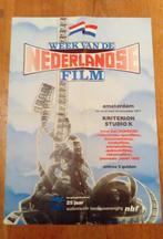 Nederlandse Poster Week van de Nederlandse Film 1977, Ophalen of Verzenden, Gebruikt, Rechthoekig Staand, Film en Tv