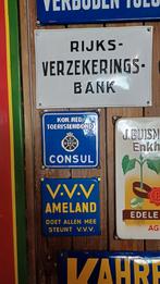 Emaille reclamebord ANWB te koop/ruil, Ophalen of Verzenden, Gebruikt, Reclamebord