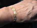 18 Krt. Goud op zilver design schakel armband. 2025/863., ., Nieuw, Ophalen of Verzenden, .