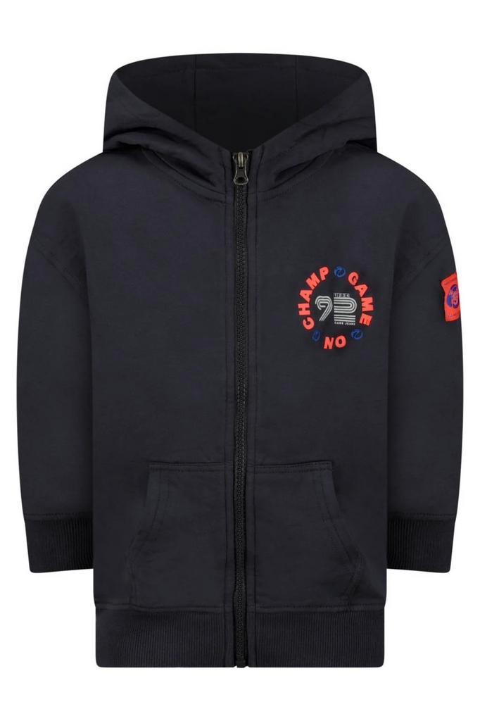 Little Cars sweatvest met backprint antraciet 98, Kinderen en Baby's, Kinderkleding | Maat 98, Nieuw, Jongen, Trui of Vest, Verzenden