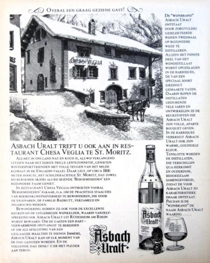 4 vintage advertenties Asbach Uralt wijnen 1981 wijn drank, Verzamelen, Merken en Reclamevoorwerpen, Nieuw, Overige typen, Ophalen of Verzenden