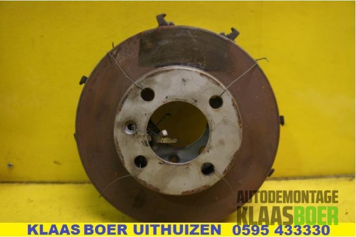 Remschijf + blok voor van een Volkswagen Golf, Auto-onderdelen, Remmen en Aandrijving, Volkswagen, Gebruikt, 6 maanden garantie