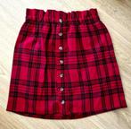 Rood/zwart geruite dames rok Pull&Bear maat M  * a, Maat 38/40 (M), Ophalen of Verzenden, Zo goed als nieuw, Pull & Bear