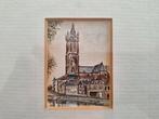 Schilderij Roermondse Kathedraal, Antiek en Kunst, Kunst | Schilderijen | Klassiek, Ophalen of Verzenden