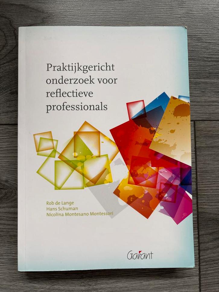 Praktijkgericht onderzoek voor reflectieve professionals, Boeken, Studieboeken en Cursussen, Gelezen, HBO, Gamma, Ophalen of Verzenden