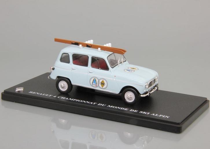 Renault 4L uit 1962 model & naslagwerkje, Hobby en Vrije tijd, Modelauto's | 1:43, Nieuw, Auto, Overige merken, Ophalen of Verzenden