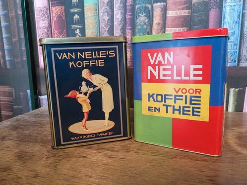 Van Nelle koffie en thee blikken, Verzamelen, Blikken, Gebruikt, Koffie, Van Nelle, Ophalen of Verzenden