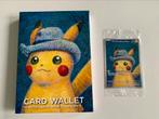 Pokémon Van Gogh card wallet + Pikachu Van Gogh promo card, Nieuw, Ophalen of Verzenden, Losse kaart