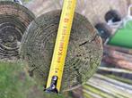 Houten palen 4 stuks circa 1.86 lang diameter 11.5 cm, Tuin en Terras, Palen, Balken en Planken, Ophalen, Gebruikt, 180 tot 250 cm