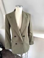 Massimo Dutti khaki kleur blazer colbert jasje mt 36 CHCS, Massimo Dutti, Ophalen of Verzenden, Zo goed als nieuw, Jasje
