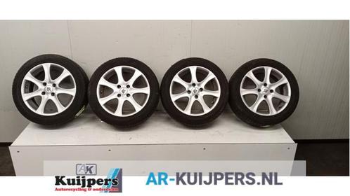 Sportvelgenset + banden van een Opel Corsa, Auto-onderdelen, Banden en Velgen, Personenwagen, Gebruikt
